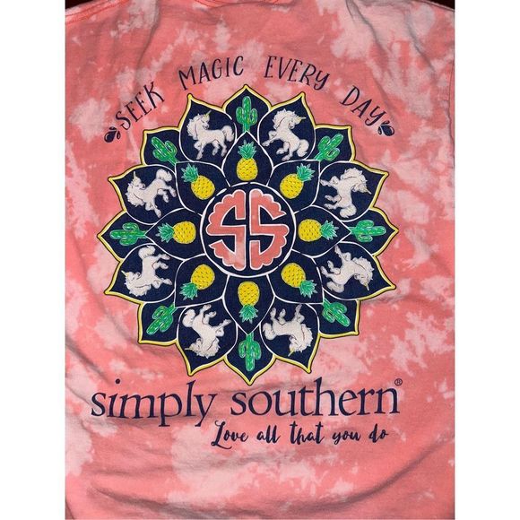 Simply Southern Bleached Tee - Picture 3 of 6